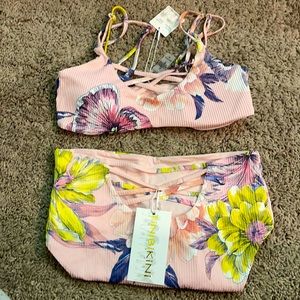 High waisted swimsuit